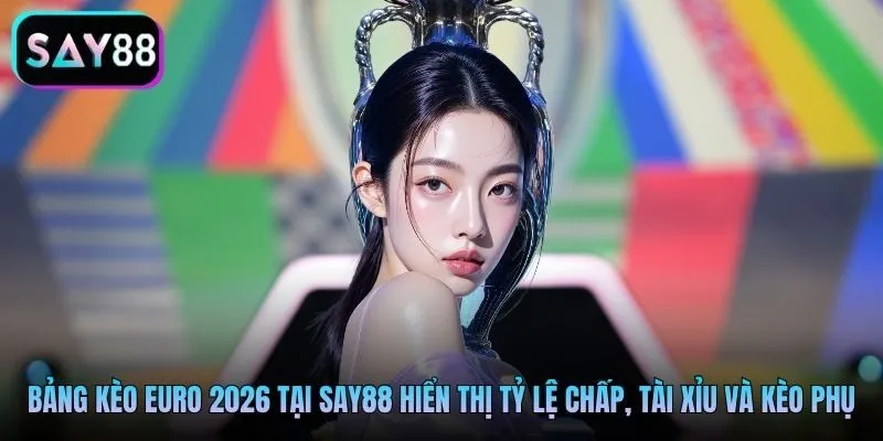 Bảng kèo Euro 2026 tại Say88 hiển thị tỷ lệ chấp, tài xỉu và kèo phụ Bảng kèo Euro 2026 tại Say88 hiển thị tỷ lệ chấp, tài xỉu và kèo phụ