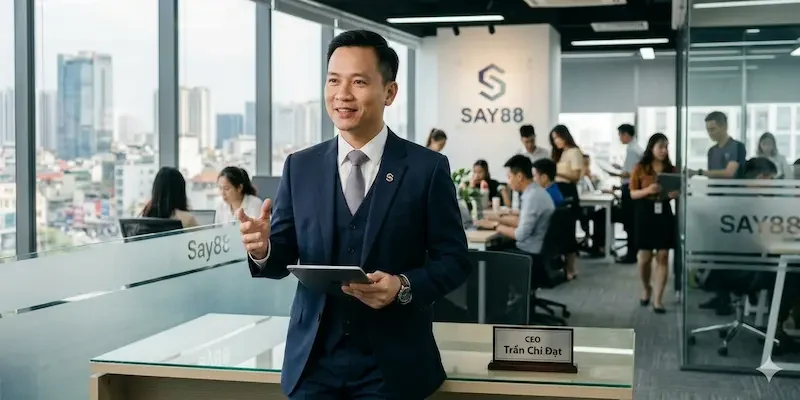 Chân dung CEO Trần Chí Đạt của nhà cái Say88 Chân dung CEO Trần Chí Đạt của nhà cái Say88